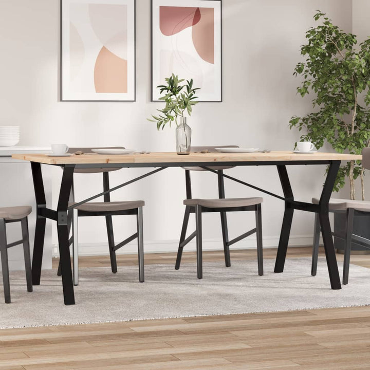 Soffbord Massiv Furu Och Stål