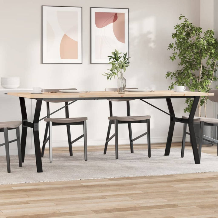 Soffbord Massiv Furu Och Stål