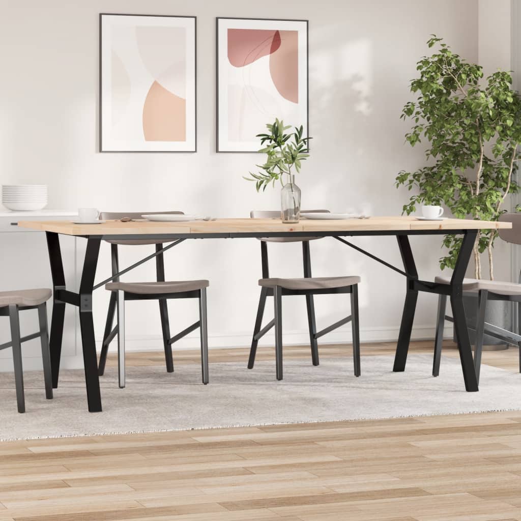 Soffbord Massiv Furu Och Stål