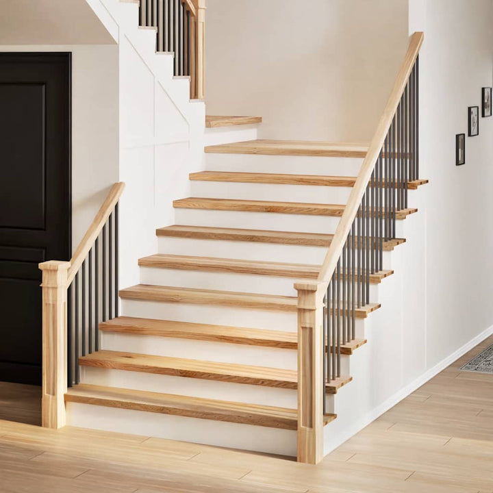 Trappstegsmattor 16 Pcs Brunsvart Massiv Ek