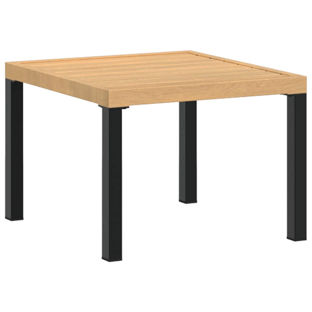 Trädgårdsbänkar Med Dynor 3 Delar Svart Pulverlackerat Stål