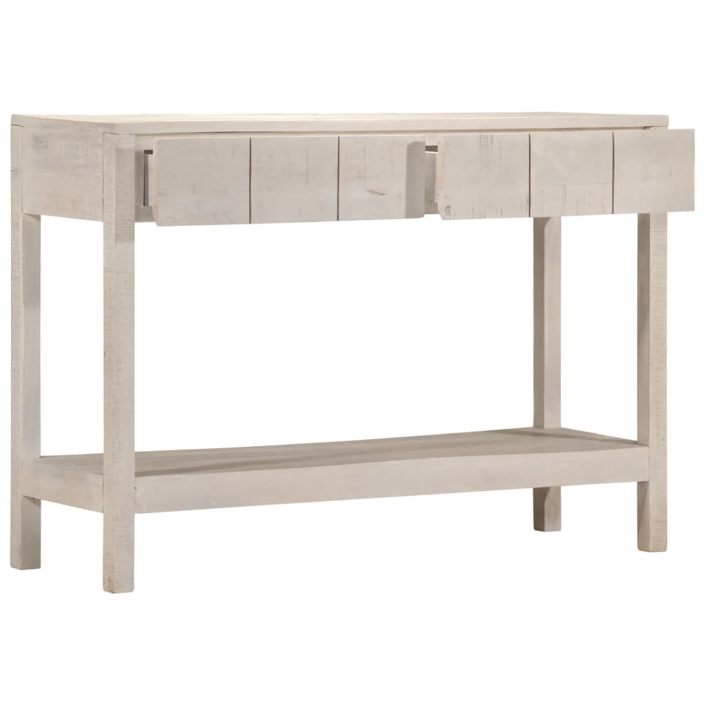 Konsolbord 110X35X75 Cm Massivt Mangoträ