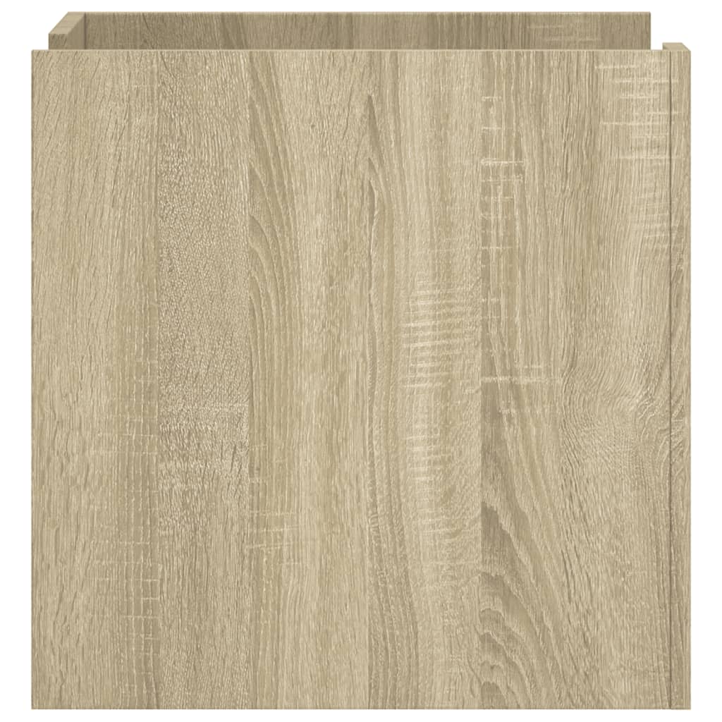 Sängbord Sonoma-Ek 45X50X50 Cm Konstruerat Trä