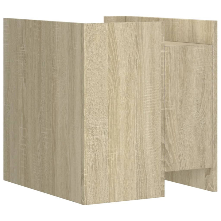 Sängbord Sonoma-Ek 45X50X50 Cm Konstruerat Trä