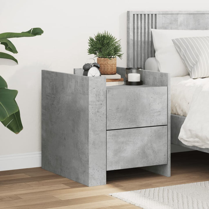 Sängbord Sonoma-Ek 45X50X50 Cm Konstruerat Trä