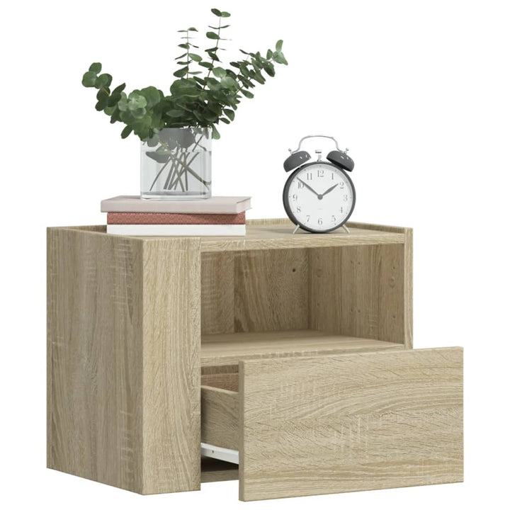 Väggmonterade Sängbord 2 St 45X30X35 Cm