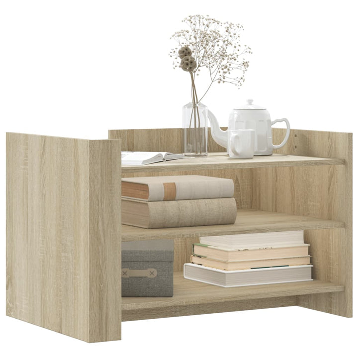 Soffbord Sonoma-Ek 80X50X50 Cm Konstruerat Trä