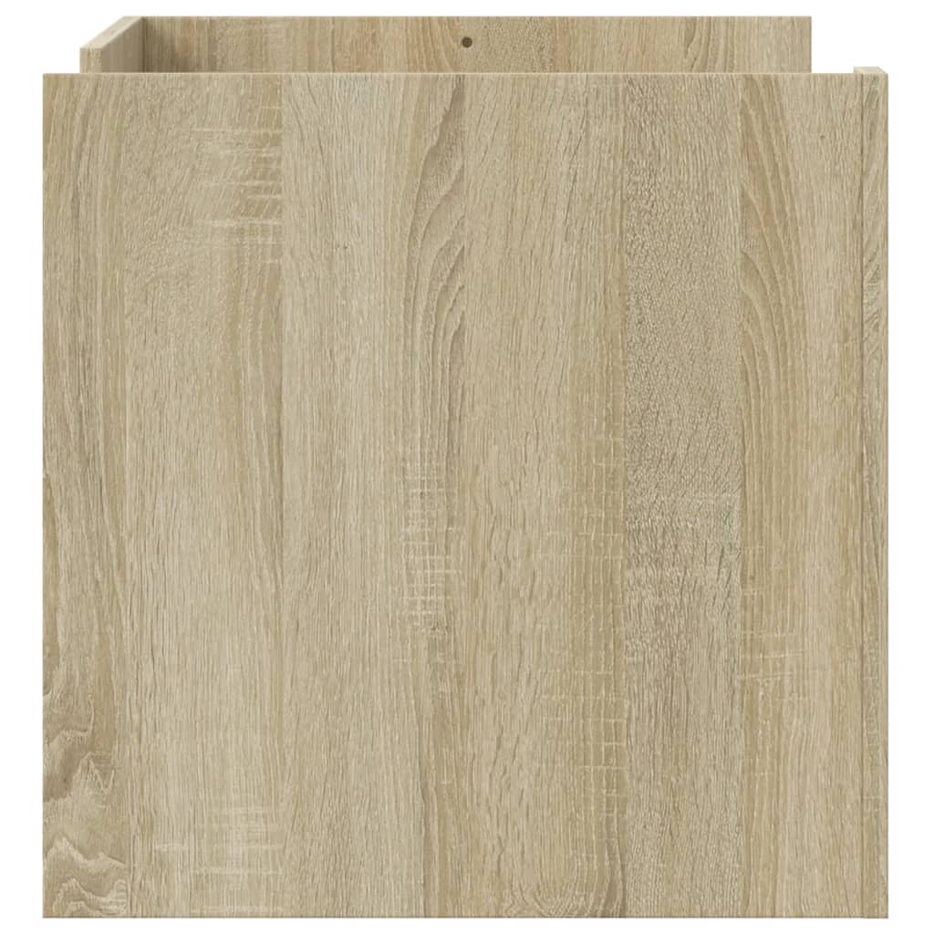 Soffbord Sonoma-Ek 80X50X50 Cm Konstruerat Trä