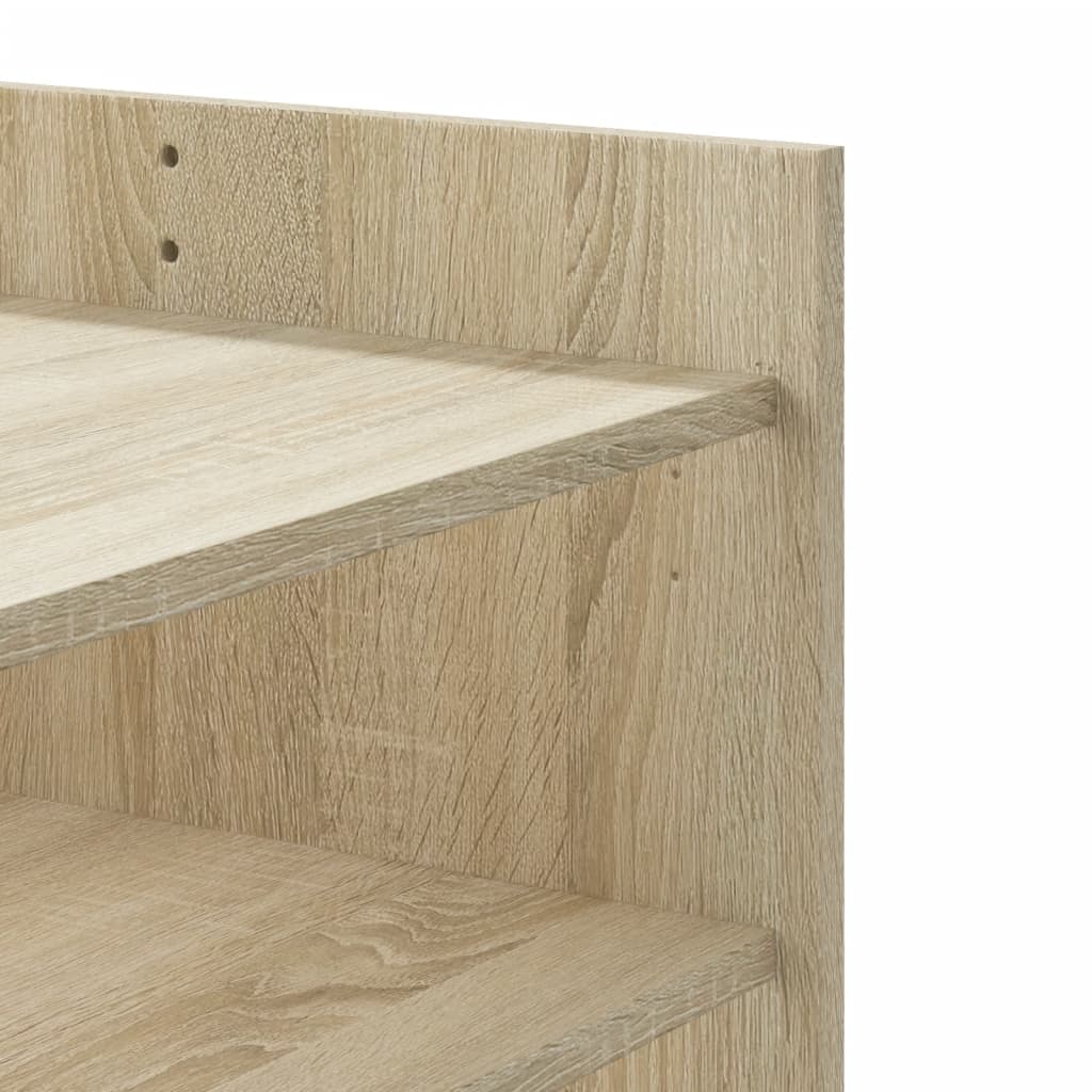 Soffbord Sonoma-Ek 80X50X50 Cm Konstruerat Trä
