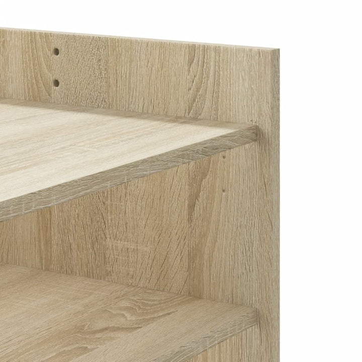 Soffbord Sonoma-Ek 80X50X50 Cm Konstruerat Trä