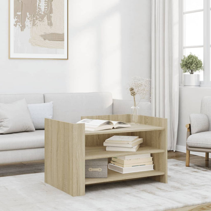 Soffbord Sonoma-Ek 80X50X50 Cm Konstruerat Trä