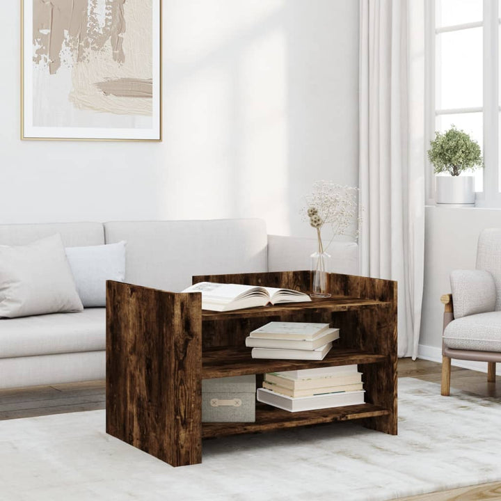Soffbord Sonoma-Ek 80X50X50 Cm Konstruerat Trä