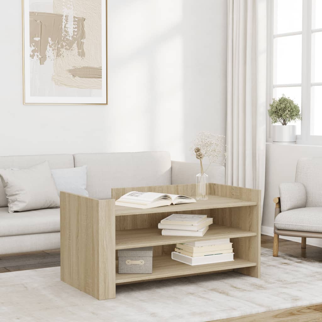 Soffbord Sonoma-Ek 80X50X50 Cm Konstruerat Trä