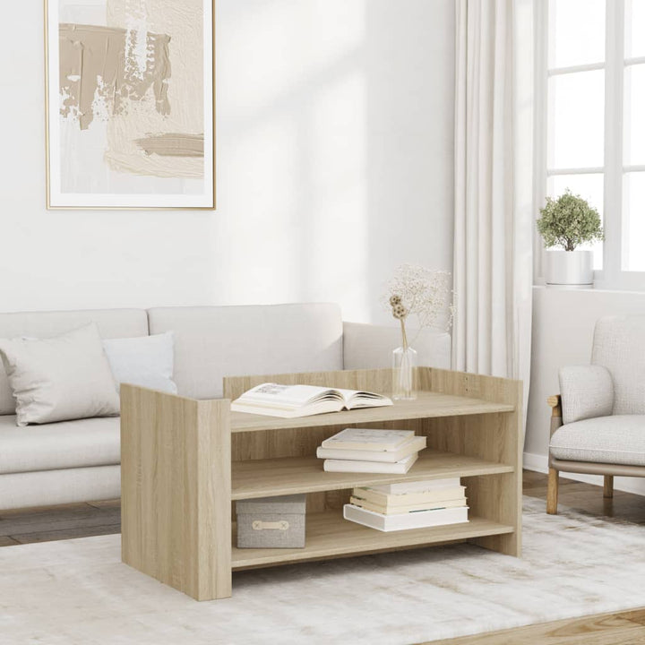 Soffbord Sonoma-Ek 80X50X50 Cm Konstruerat Trä
