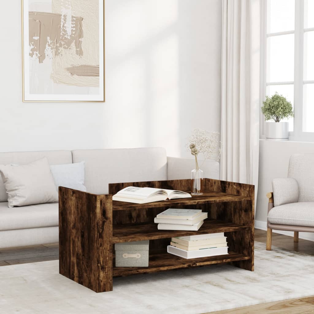 Soffbord Sonoma-Ek 80X50X50 Cm Konstruerat Trä