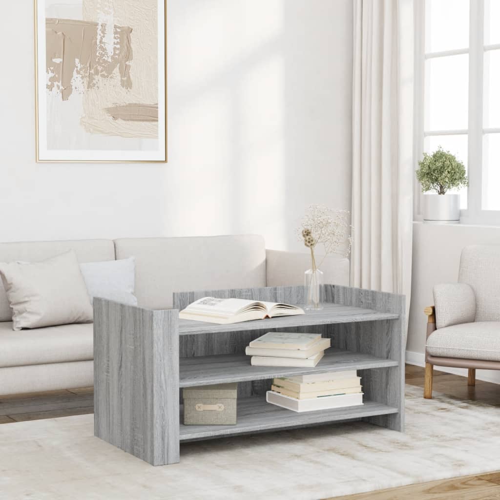 Soffbord Sonoma-Ek 80X50X50 Cm Konstruerat Trä