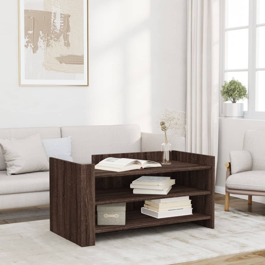 Soffbord Sonoma-Ek 80X50X50 Cm Konstruerat Trä