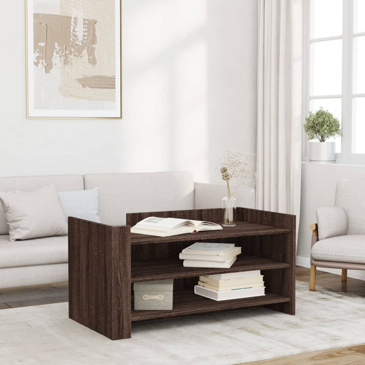 Soffbord Sonoma-Ek 80X50X50 Cm Konstruerat Trä