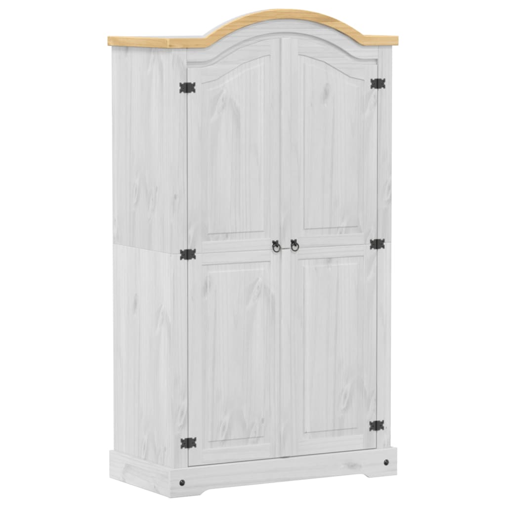 Garderob Corona 102X52X186 Cm Massiv Furu