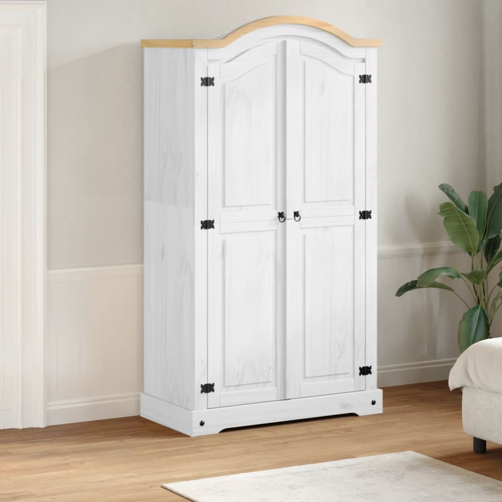 Garderob Corona 102X52X186 Cm Massiv Furu