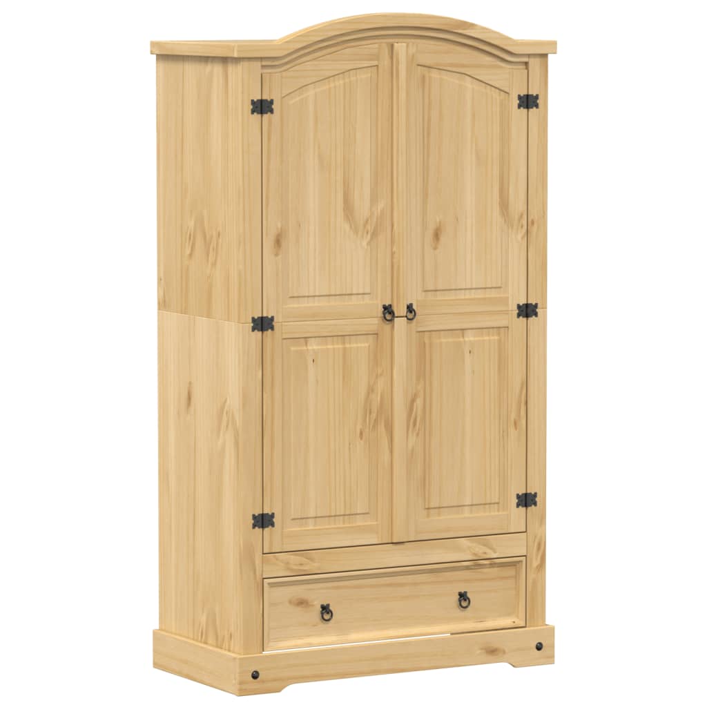 Garderob Corona 102X52X186 Cm Massiv Furu