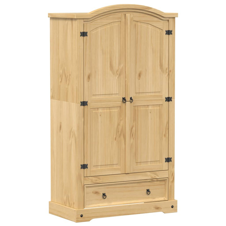Garderob Corona 102X52X186 Cm Massiv Furu
