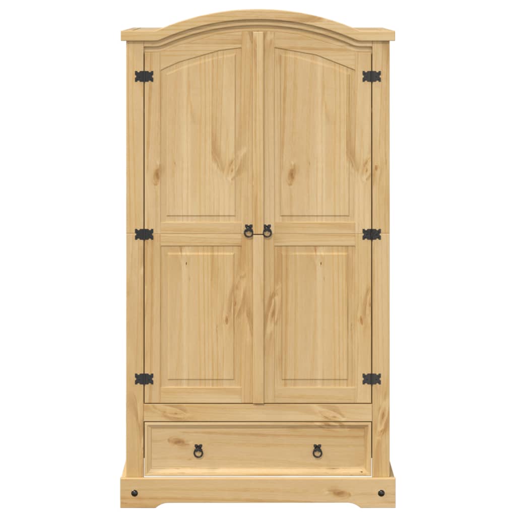 Garderob Corona 102X52X186 Cm Massiv Furu