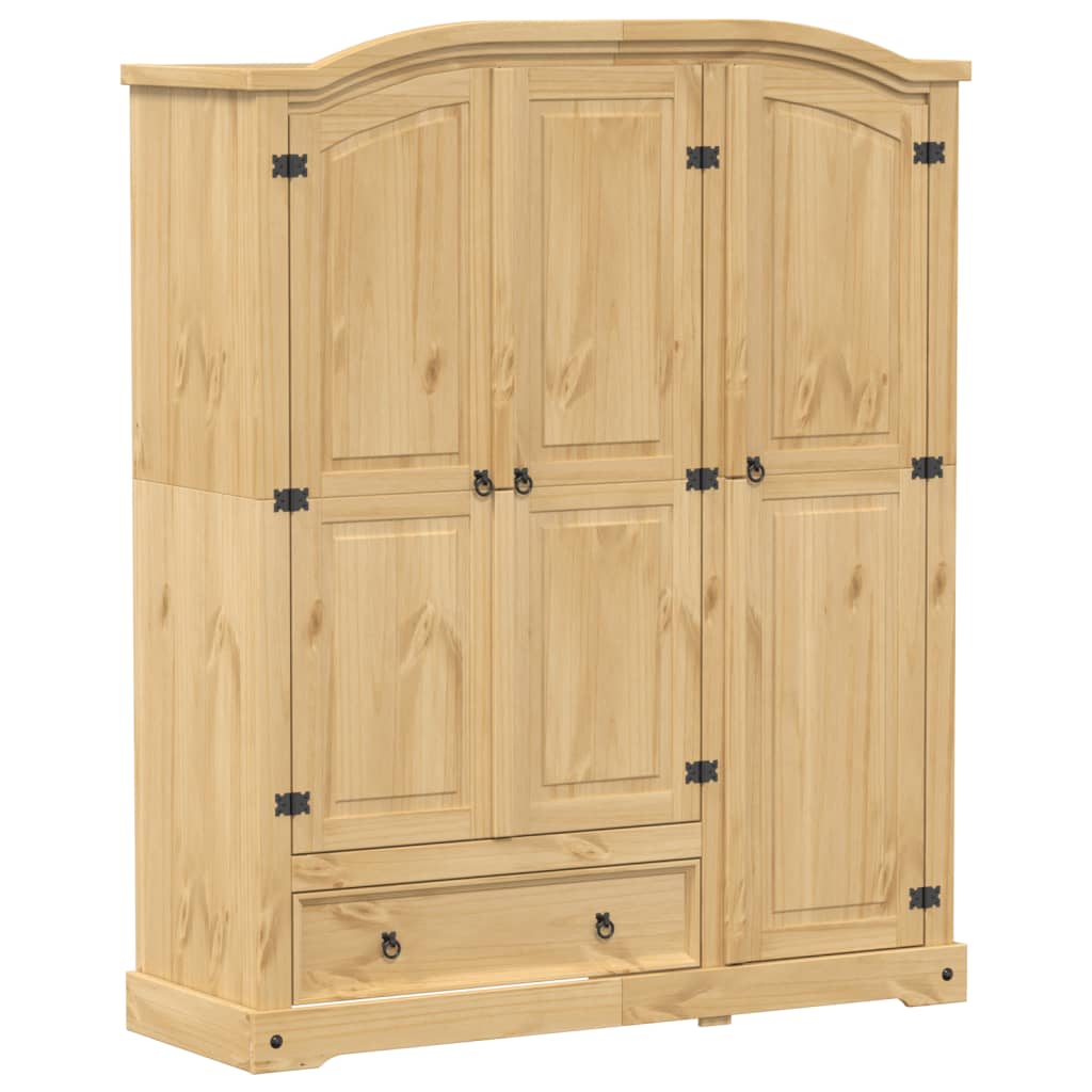 Garderob Corona 151,5X52X186 Cm Massiv Furu
