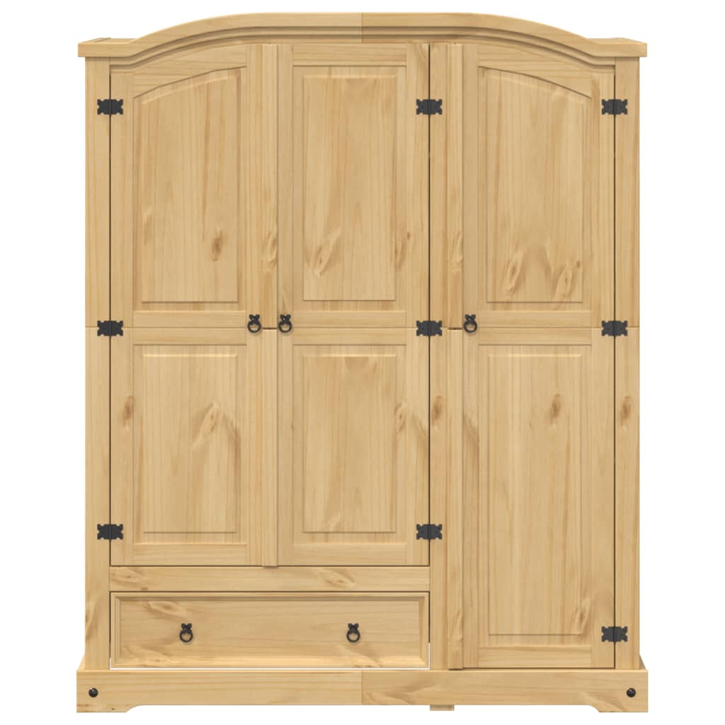 Garderob Corona 151,5X52X186 Cm Massiv Furu