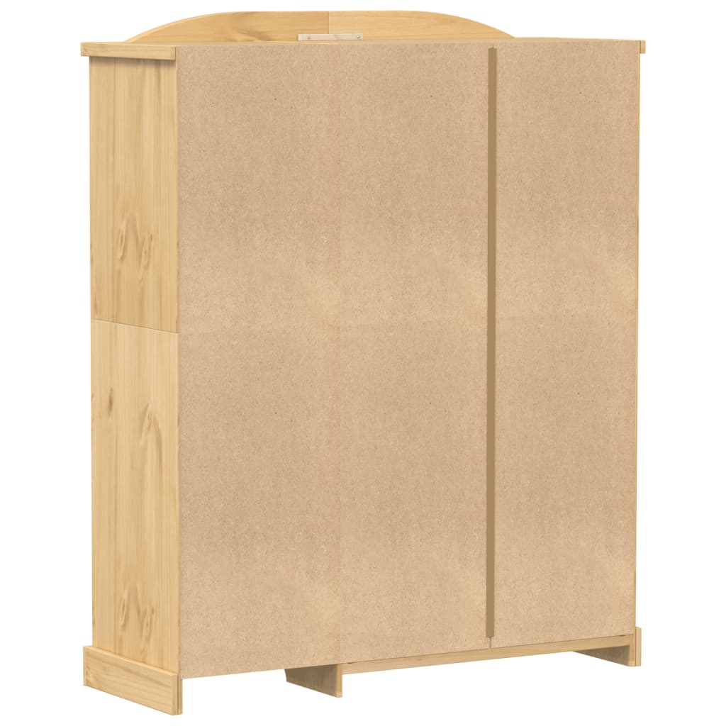 Garderob Corona 151,5X52X186 Cm Massiv Furu