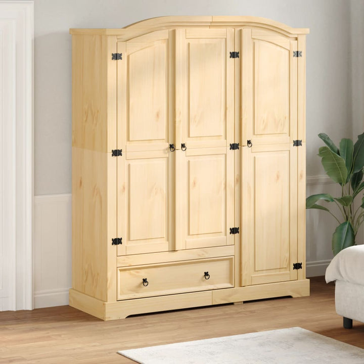 Garderob Corona 151,5X52X186 Cm Massiv Furu