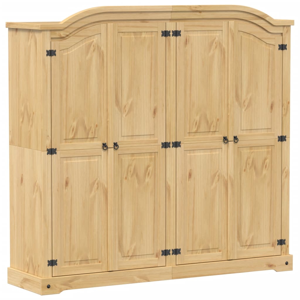 Garderob Corona 194X52X186 Cm Massiv Furu