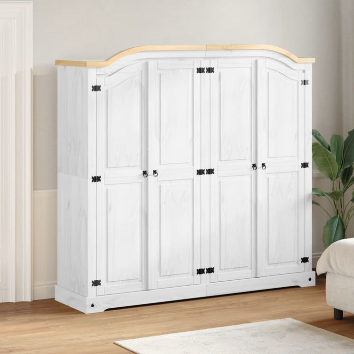 Garderob Corona 194X52X186 Cm Massiv Furu
