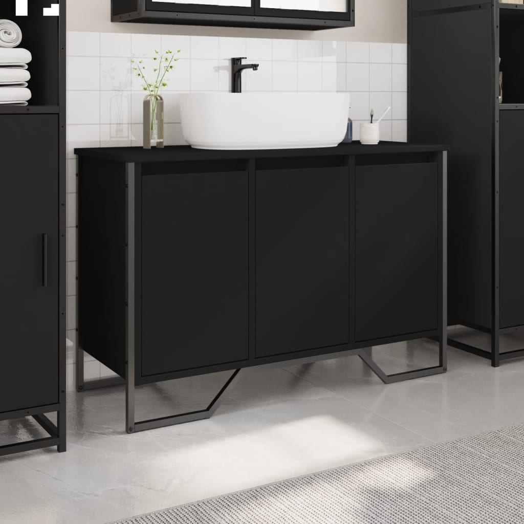 Tvättställsskåp 91X35X60 Cm Konstruerat Trä