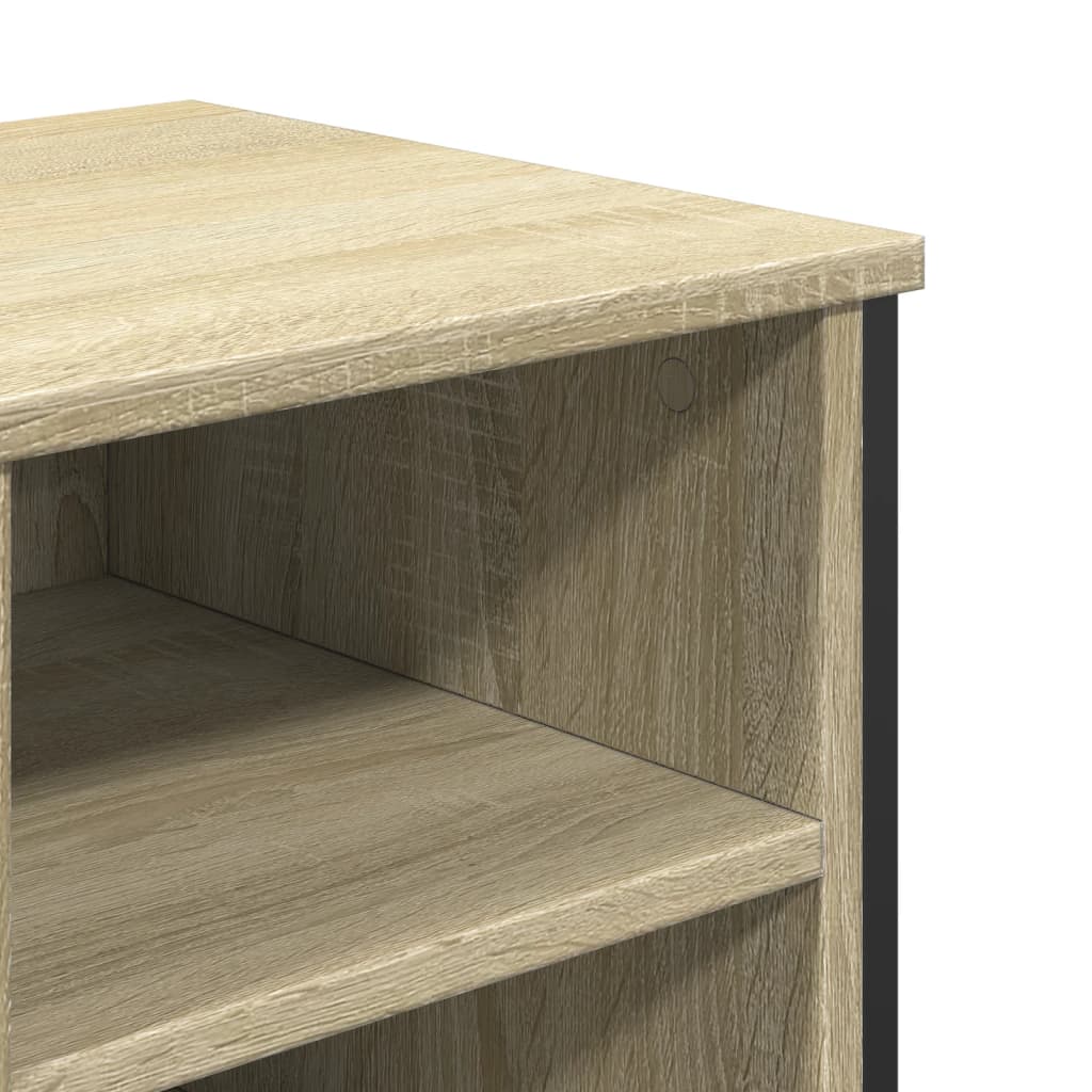 Tvättställsskåp Sonoma-Ek 91X35X60 Cm Konstruerat Trä