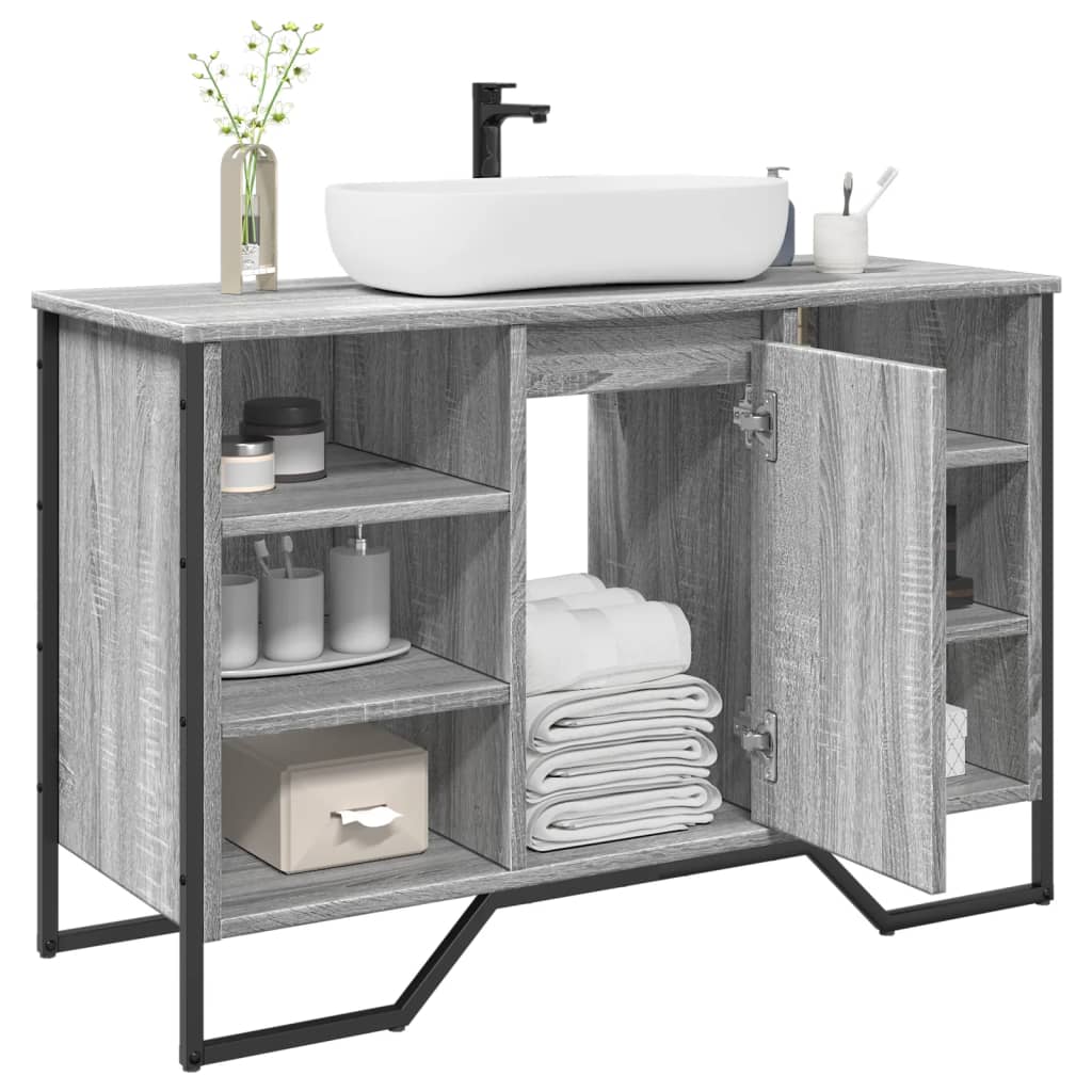 Tvättställsskåp Sonoma-Ek 91X35X60 Cm Konstruerat Trä