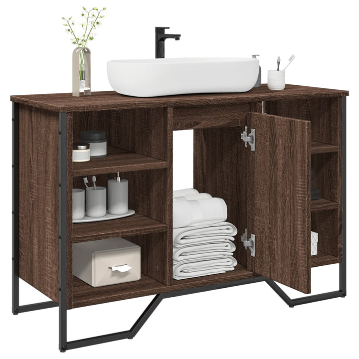 Tvättställsskåp Sonoma-Ek 91X35X60 Cm Konstruerat Trä