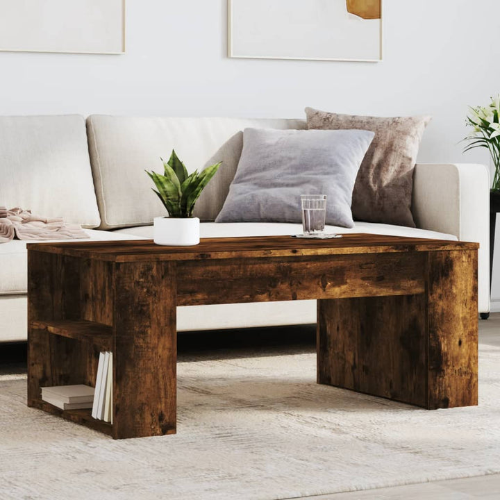 Soffbord Sonoma-Ek 102X55X42 Cm Konstruerat Trä