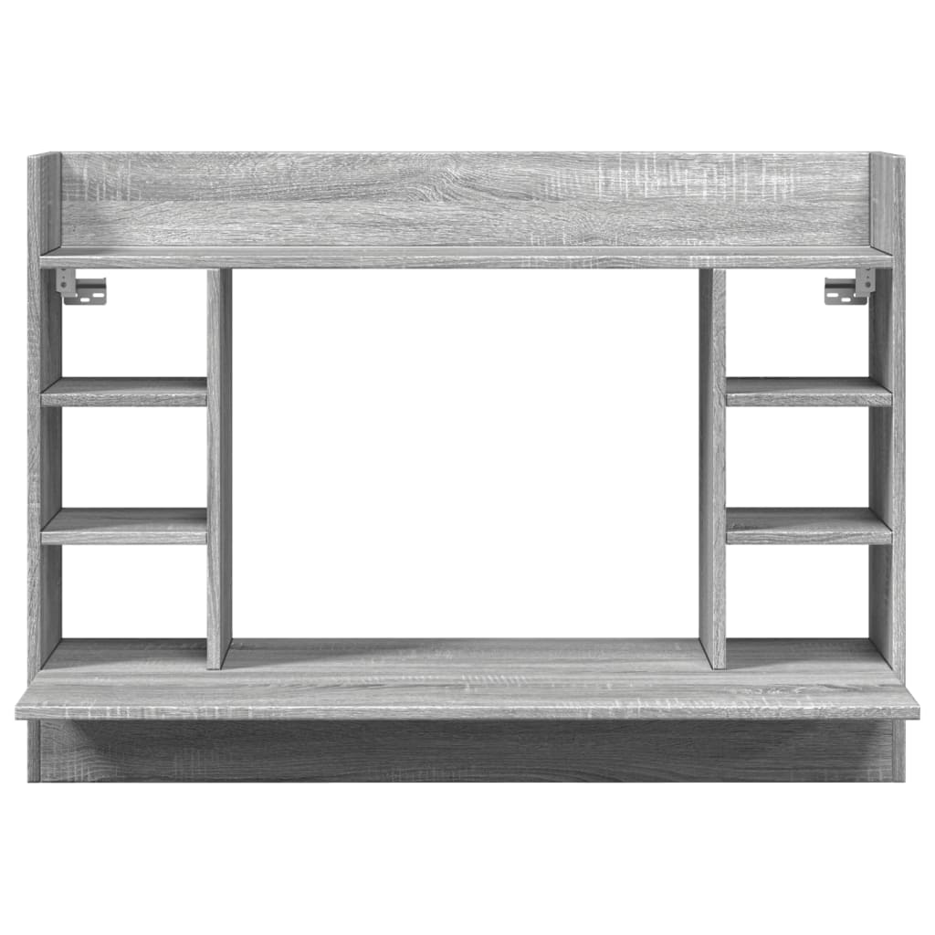 Väggmonterat Skrivbord 105X48X75 Cm Konstruerat Trä