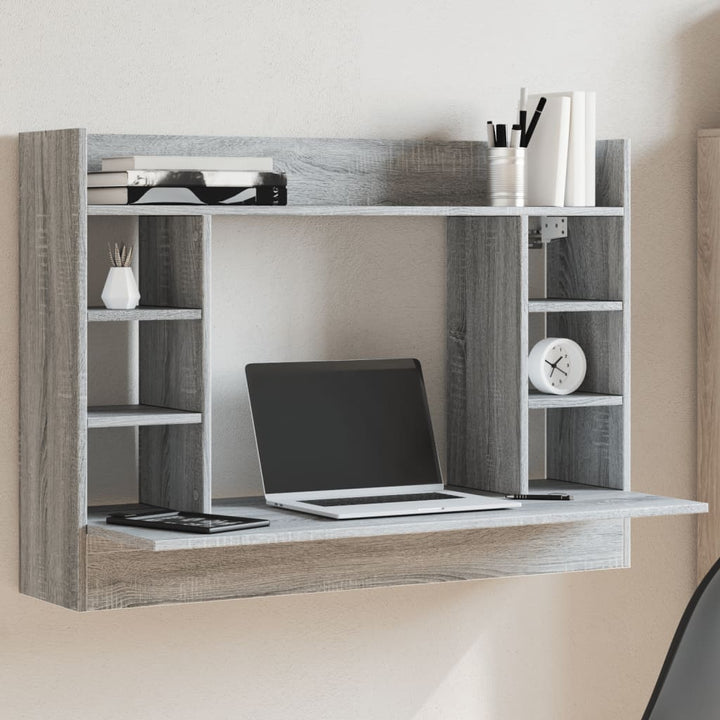 Väggmonterat Skrivbord 105X48X75 Cm Konstruerat Trä