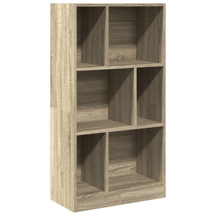 Bokhylla Sonoma-Ek 57X28,5X107,5 Cm Konstruerat Trä