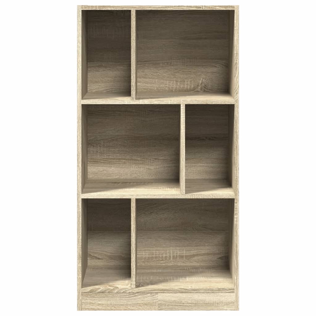 Bokhylla Sonoma-Ek 57X28,5X107,5 Cm Konstruerat Trä