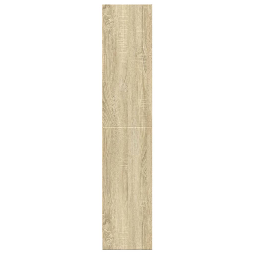 Bokhylla Sonoma-Ek 57X28,5X107,5 Cm Konstruerat Trä