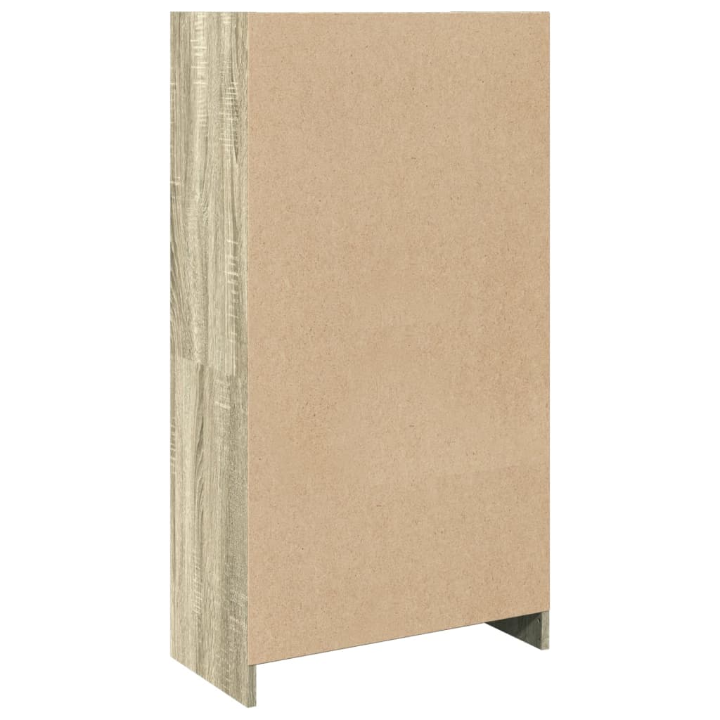 Bokhylla Sonoma-Ek 57X28,5X107,5 Cm Konstruerat Trä