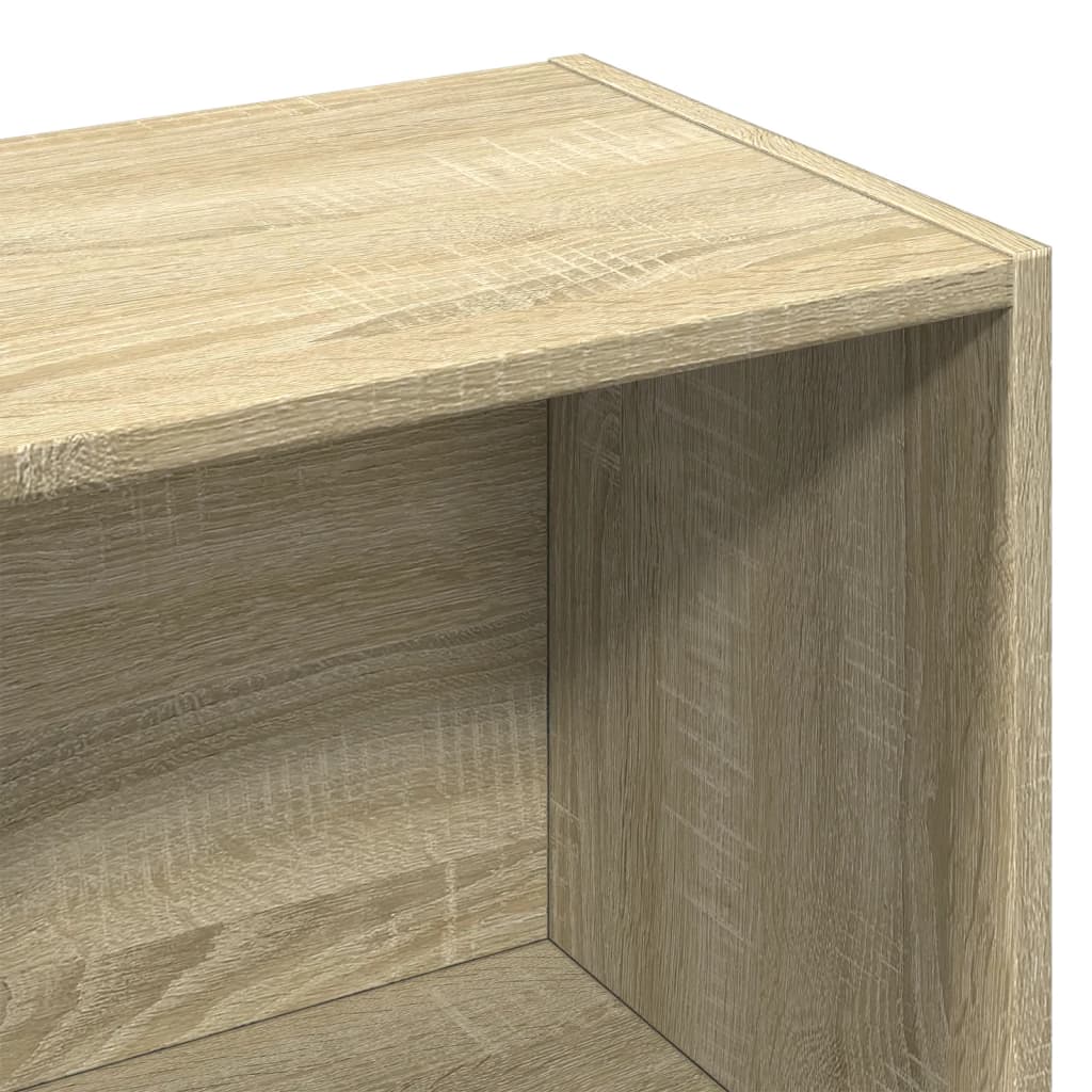Bokhylla Sonoma-Ek 57X28,5X107,5 Cm Konstruerat Trä