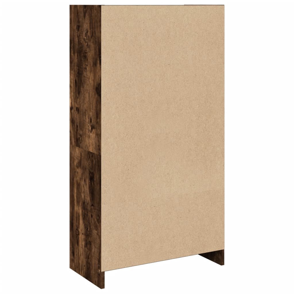 Bokhylla 57X28,5X107,5 Cm Konstruerat Trä