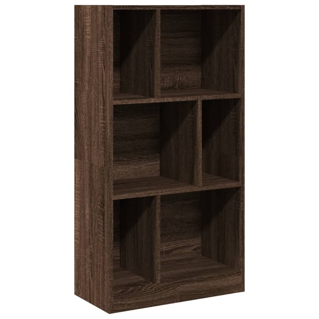 Bokhylla 57X28,5X107,5 Cm Konstruerat Trä