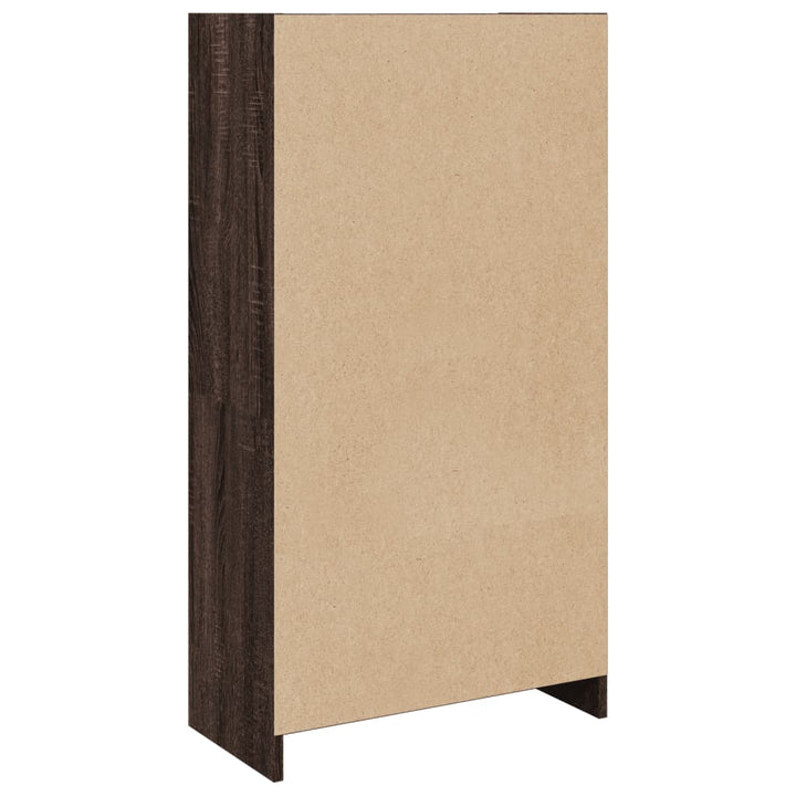 Bokhylla 57X28,5X107,5 Cm Konstruerat Trä