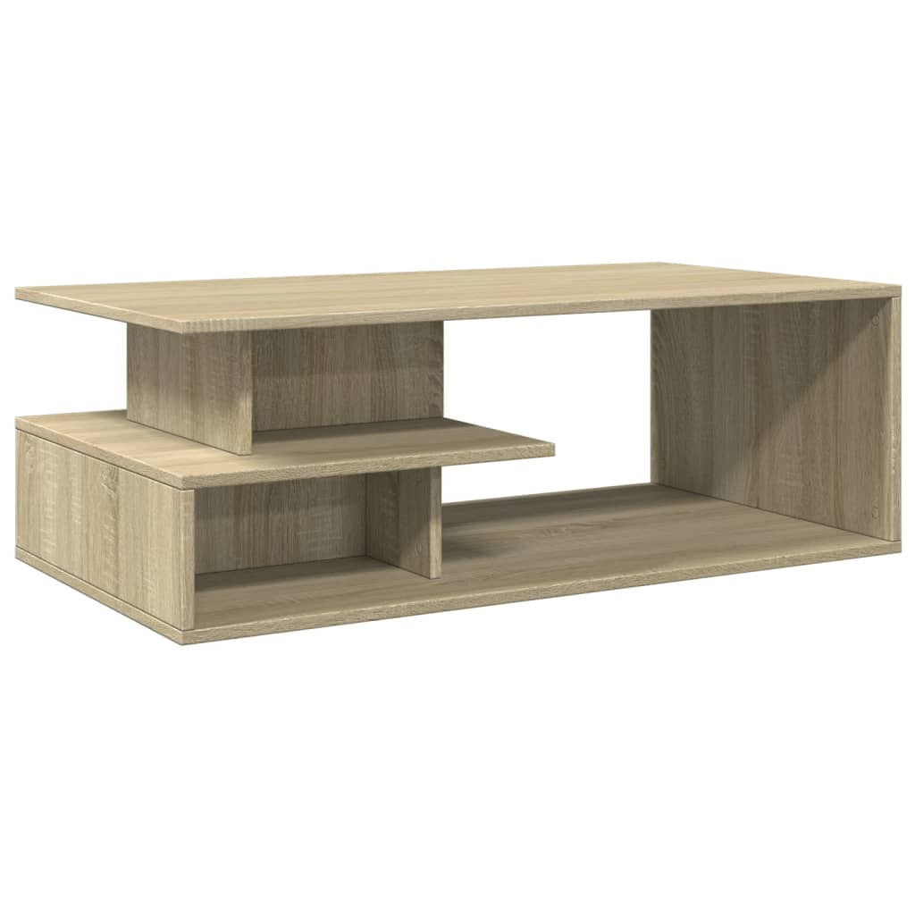 Soffbord Sonoma-Ek 102X55X35 Cm Konstruerat Trä