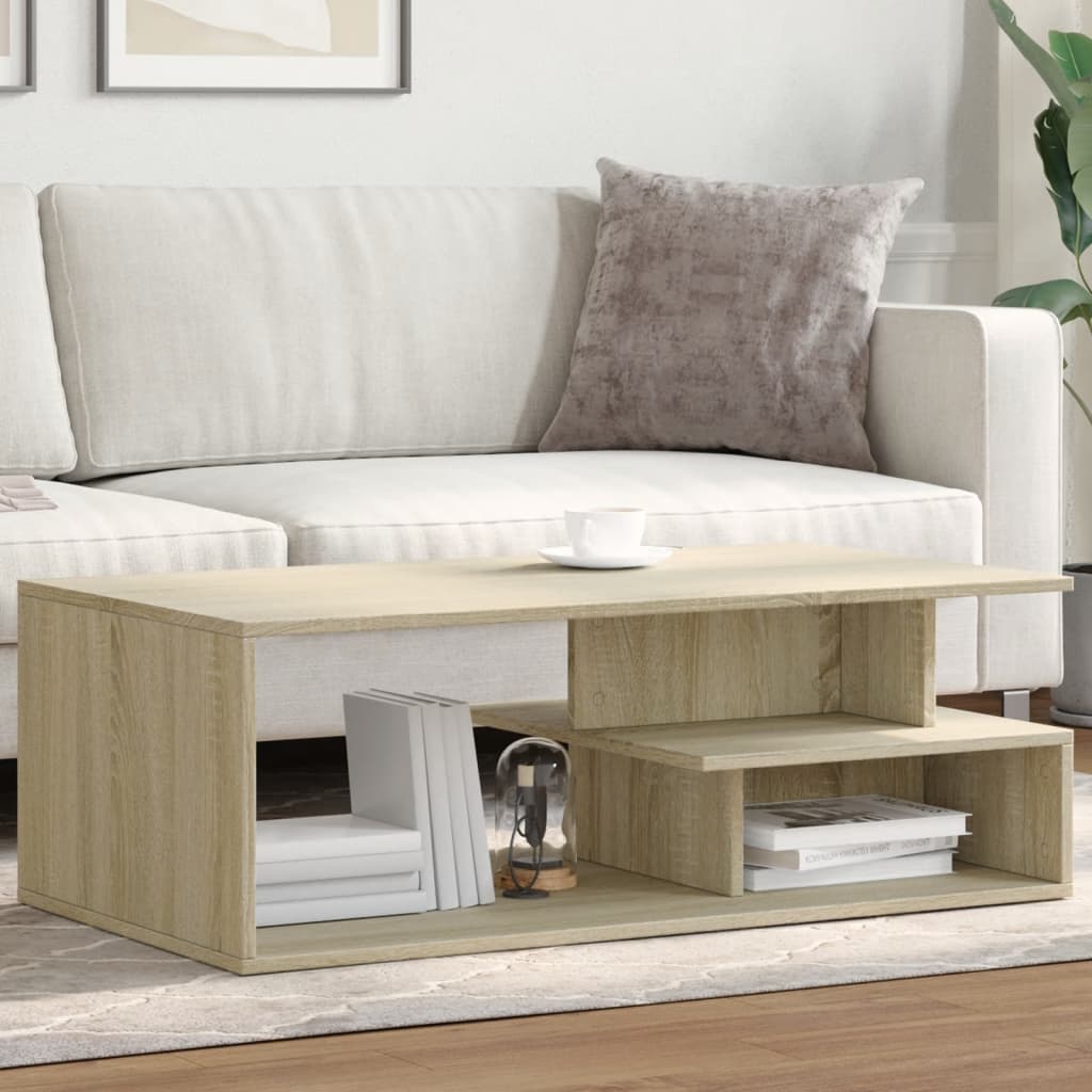 Soffbord Sonoma-Ek 102X55X35 Cm Konstruerat Trä